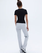 Cotton Yoga Pant - Grey Melange