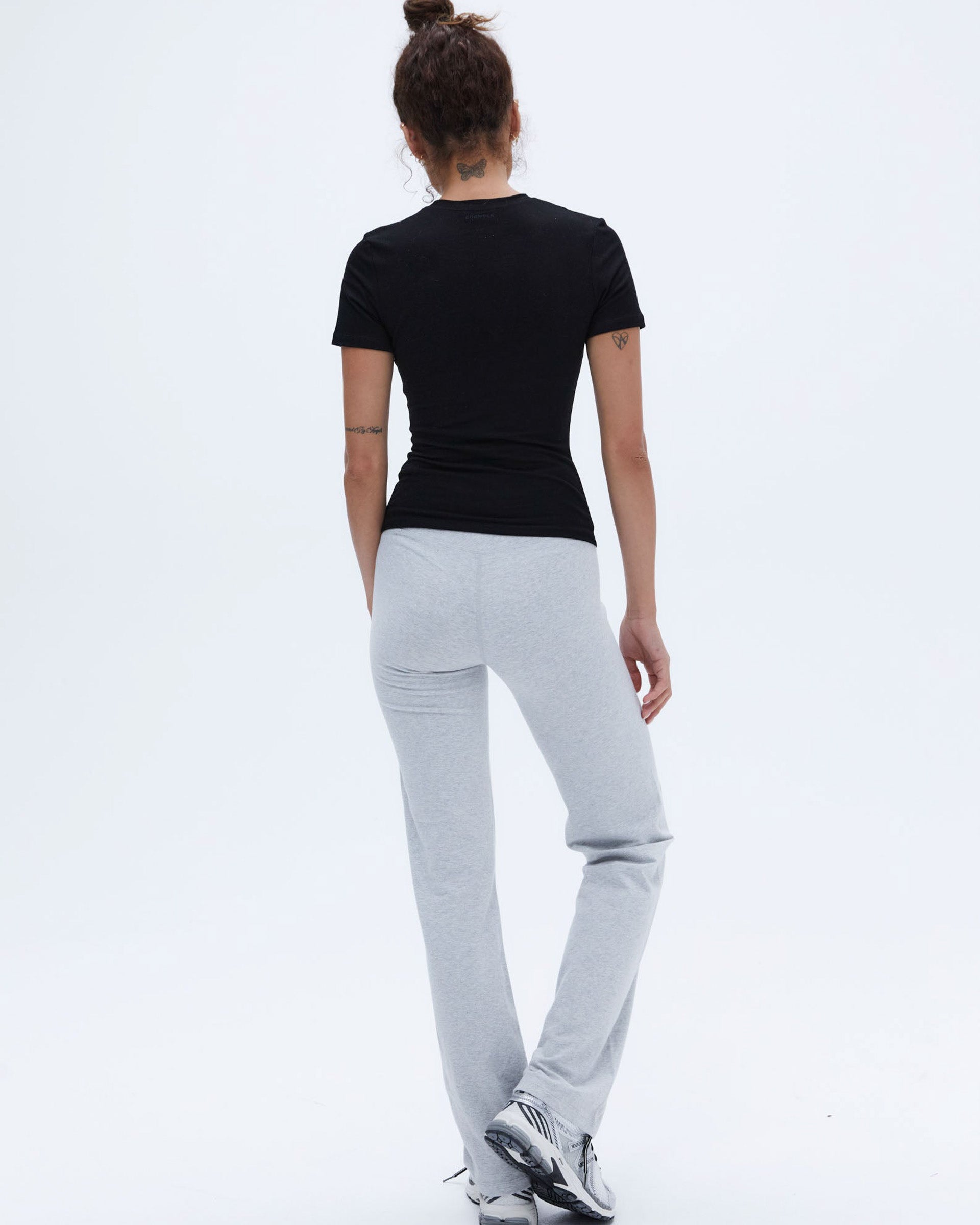 Cotton Yoga Pant - Grey Melange