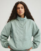 Laser Cut Track Jacket - Cloud Blue