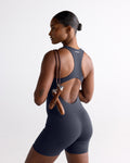 Ultimate V-Neck Romper - Midnight Blue