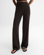 Straight Leg Yoga Pant - Coffee Bean