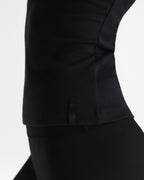 Soft Modal Rib Square Neck Cami Top - Black
