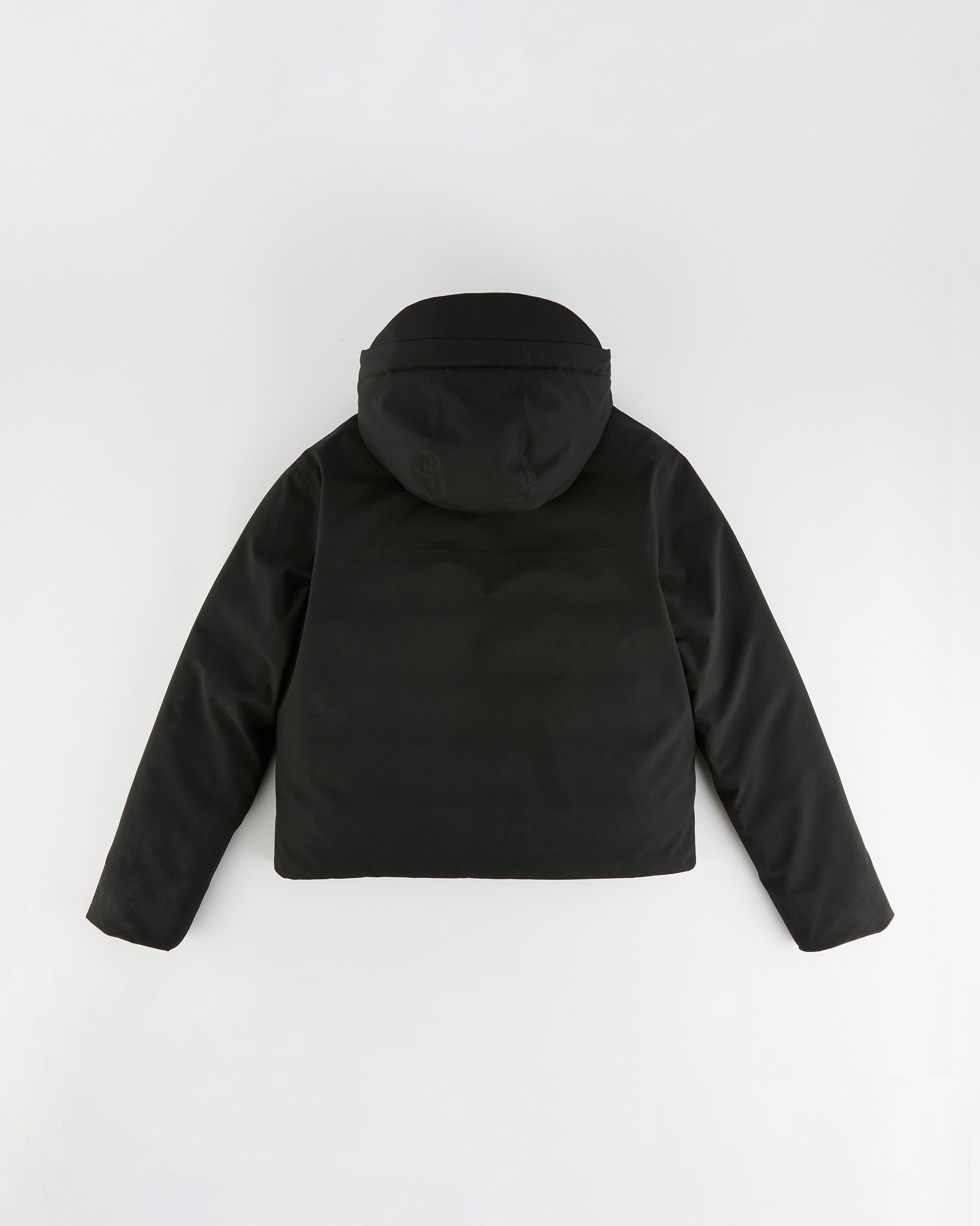 Hooded Waterproof Coat - Black