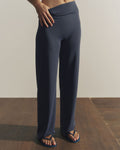 Straight Leg Yoga Pant - Midnight Blue