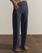 Straight Leg Yoga Pant - Midnight Blue