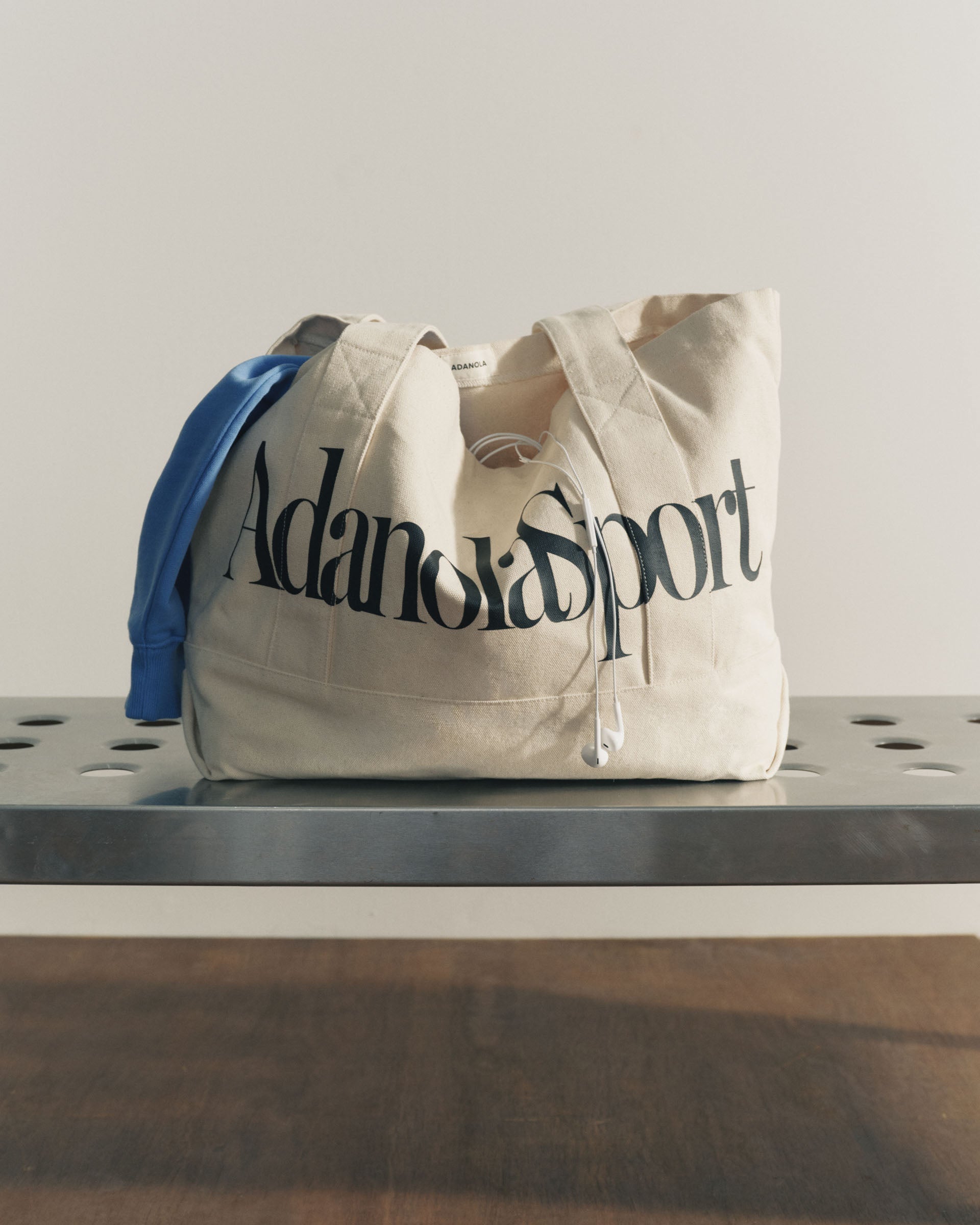 Adanola Sport Tote Bag - Cream/Black