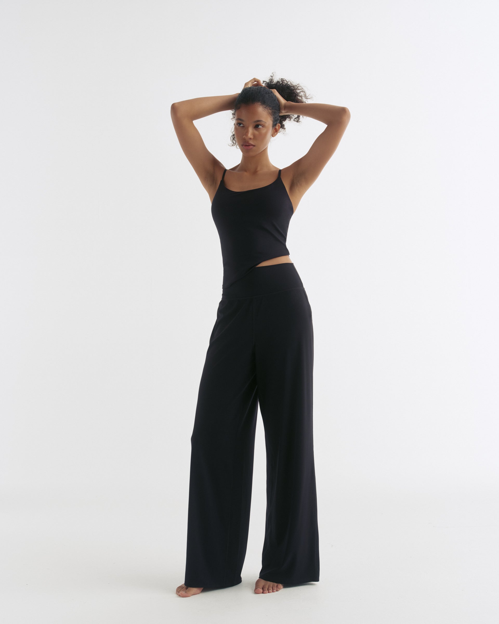 Skinny Strap Top - Black