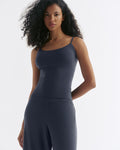 Skinny Strap Top - Midnight Blue