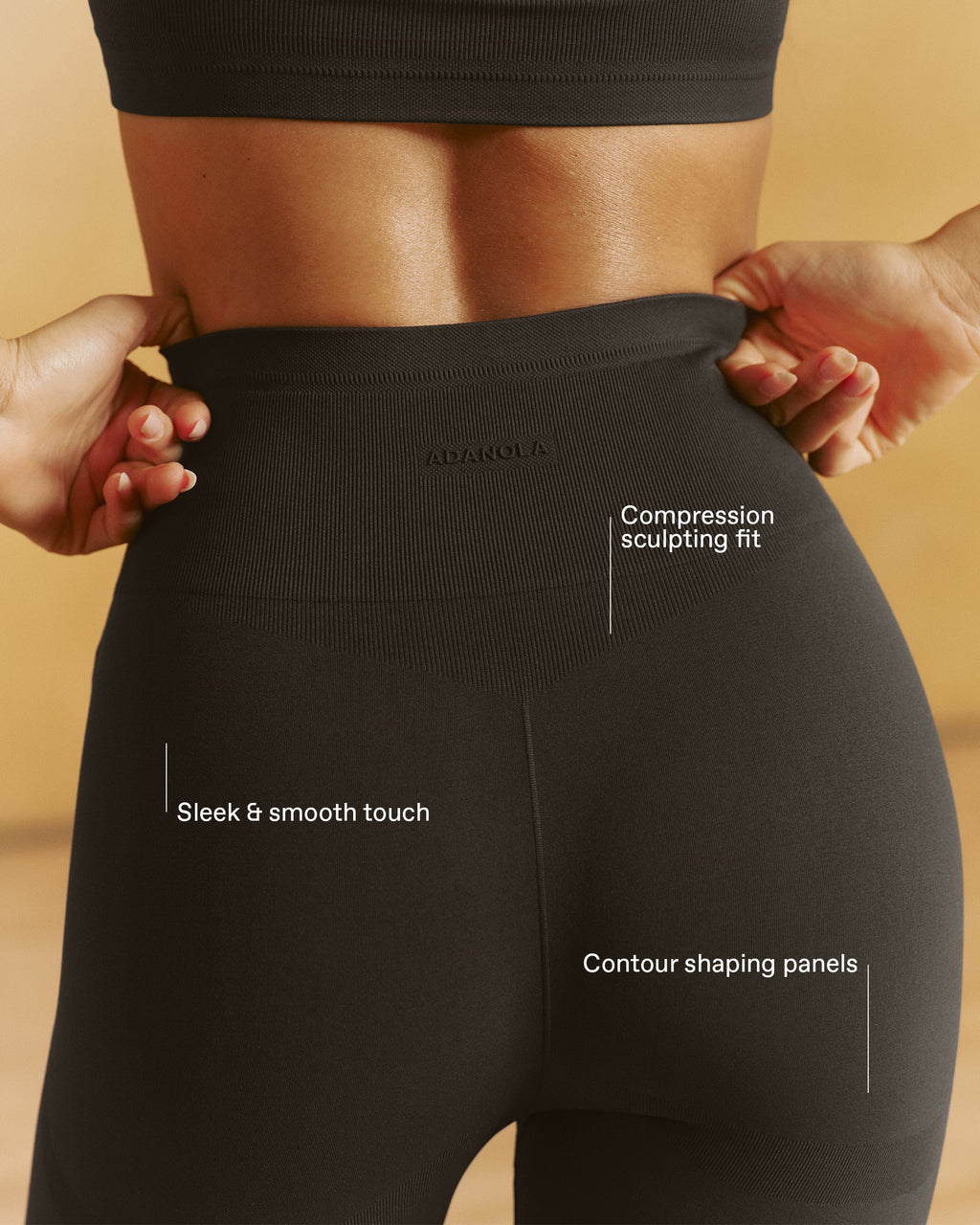 Seamless Leggings - Coffee Bean