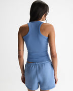 Soft Modal Rib Tank Top - Blossom Blue