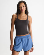 Soft Modal Skinny Strap Cami Top - Coffee Bean