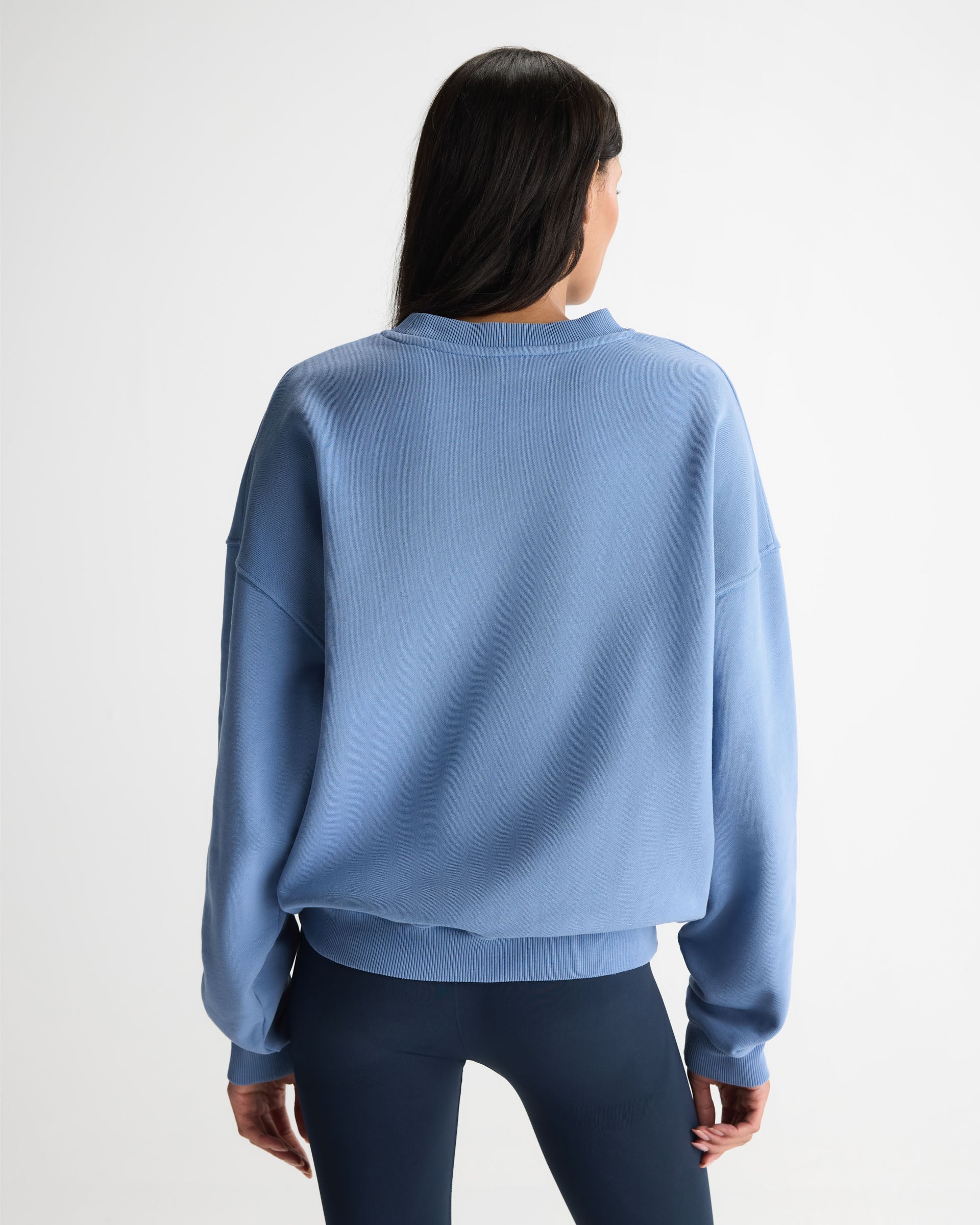 Everyday Active Washed Oversized Sweatshirt - Blossom Blue/Buttercream