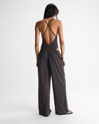 Slub Lounge Trousers - Coffee Bean